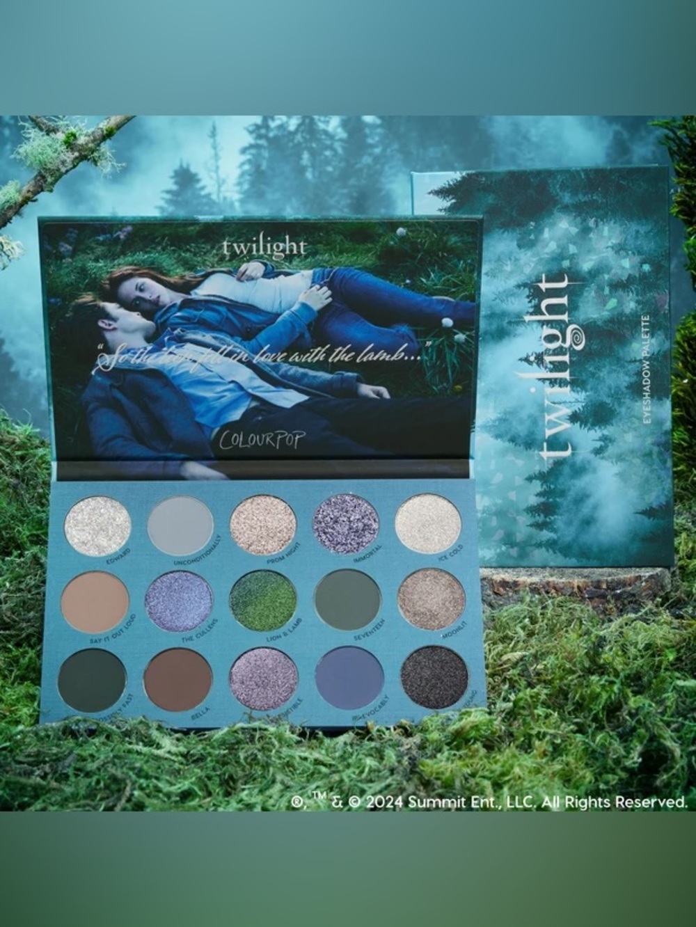ColourPop x Twilight Eyeshadow Palette Limited Edition BRAND NEW IN BOX BNIB